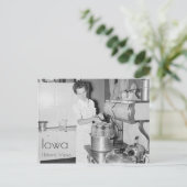 ファームウーマン料理 ポストカード (スタンド正面)