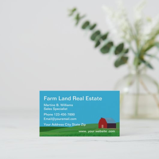 ファームエステ実在ートテーマ 名刺 (スタンド正面)