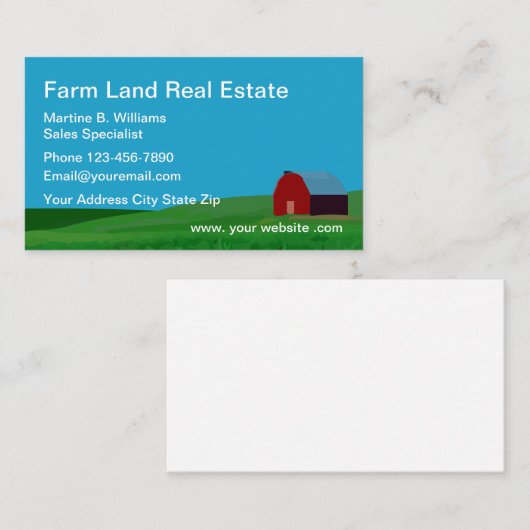 ファームエステ実在ートテーマ 名刺 (正面/裏面)