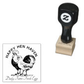 ファームエッグカオーガニックートンファームハウスチキン ラバースタンプ (押印)