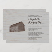 ファームエレガントブライダルシャワー招待状 招待状 (正面/裏面)