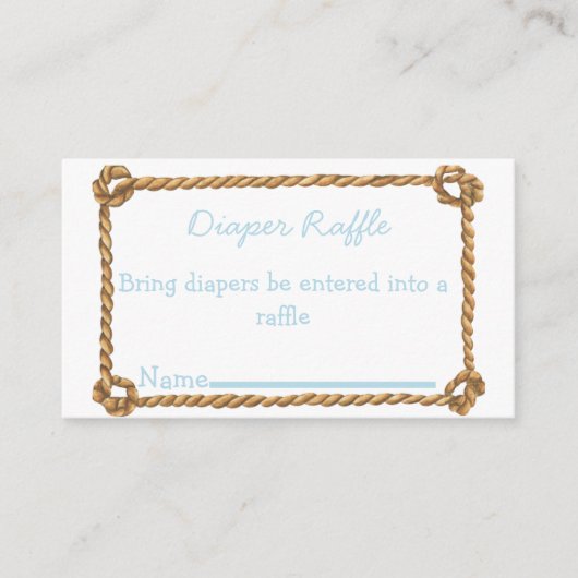 ファームオムツラッフルチケット エンクロージャーカード (正面)