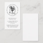 ファームオーガニックヴィンテージヘンビジネスカード 名刺 (正面/裏面)