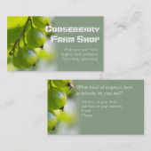 ファームオーガニック製品CC0209名刺 名刺 (正面/裏面)