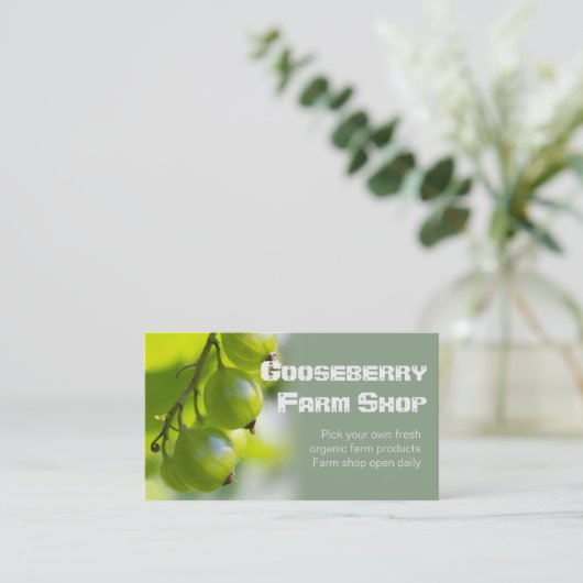 ファームオーガニック製品CC0209名刺 名刺 (スタンド正面)