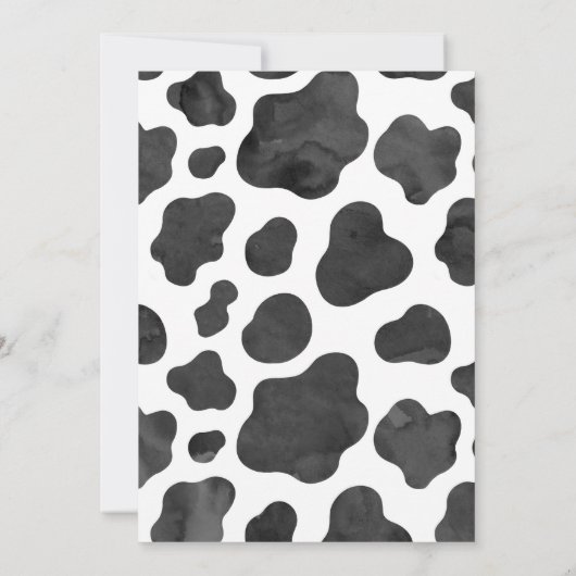 ファームカウサード誕生日招待状 招待状 (裏面)