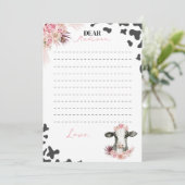 ファームカウタイムカプセルノートメッセージカード サンキューカード (スタンド正面)