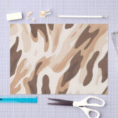 ファームカウーアニマルプリント 薄葉紙 (クラフト)