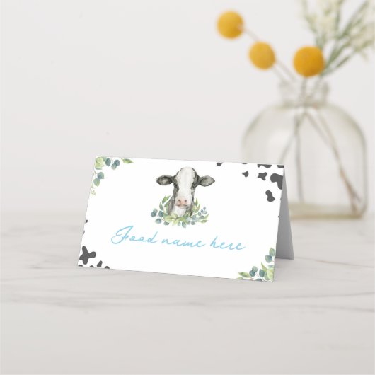 ファームカウー誕生日座席表 プレイスカード (裏面)