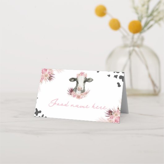 ファームカウー誕生日座席表 プレイスカード (裏面)