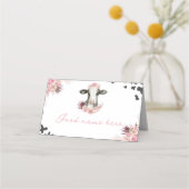 ファームカウー誕生日座席表 プレイスカード (正面)