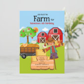 ファームカクレクロウ誕生日 招待状 (スタンド正面)