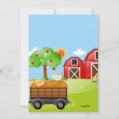 ファームカクレクロウ誕生日 招待状 (裏面)