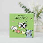 ファームカファンキーントリーピクニック招待状 招待状 (スタンド正面)