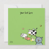 ファームカファンキーントリーピクニック招待状 招待状 (裏面)