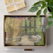 ファームカントリーホースカウボーイ格言風景 薄葉紙 (ギフト)