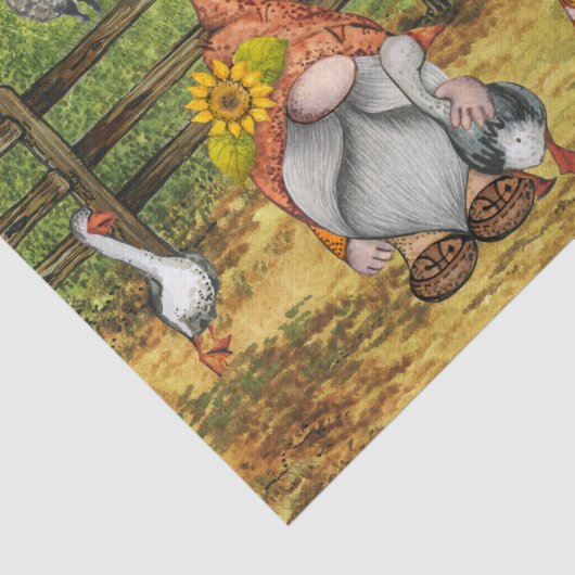 ファームカントリー格言グースシープランドスケープ 薄葉紙 (詳細)