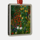 ファームガーデンウィズサンフラワーズバイグスタフクリムト  メタルオーナメント (右)