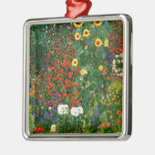 ファームガーデンウィズサンフラワーズバイグスタフクリムト  メタルオーナメント (左)