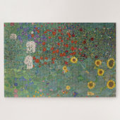 ファームガーデンサンフラワーズバイグスタフ絵画クリムト ジグソーパズル (横)