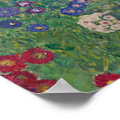 ファームガーデンサンフラワーズバイグスタフ絵画クリムト ポスター (角)