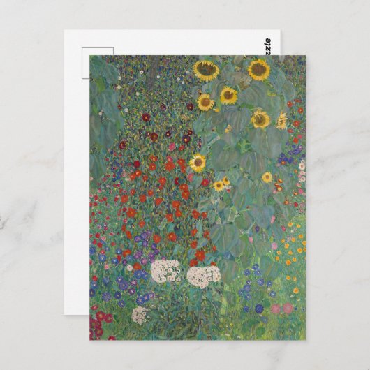 ファームガーデンサンフラワーズバイグスタフ絵画クリムト ポストカード (正面/裏面)