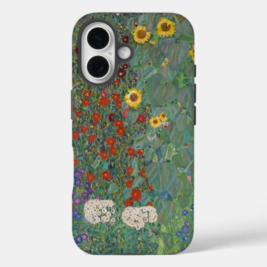 ファームガーデンサンフラワーズバイグスタフ絵画クリムト Case-Mate iPhoneケース (裏面)