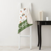 ファームガーデン水彩おもしろいパターン シェルパブランケット (インサイチュ)