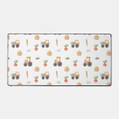 ファームガーデン水彩おもしろいパターン デスクマット (正面)