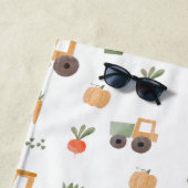 ファームガーデン水彩おもしろいパターン ビーチタオル (インサイチュ)