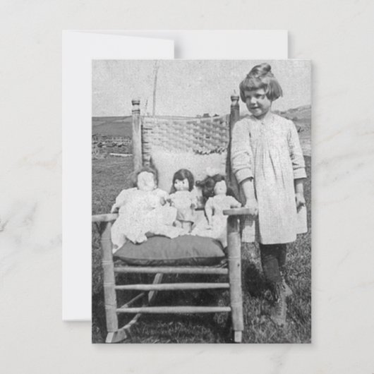 ファームガールと彼女の人形の友人のヴィンテージ (正面)