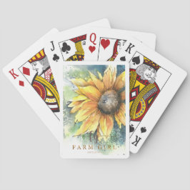 ファームガールアーティストヒマワリトランプ トランプ