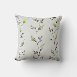 ファームガールアーティストリーベリー葉アンドズ装飾用クッション クッション