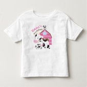 ファームガール誕生日Tシャツ トドラーTシャツ (正面)