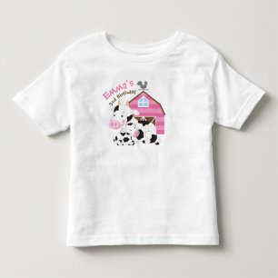 ファームガール誕生日Tシャツ トドラーTシャツ