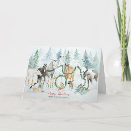 ファームクリスマスカード カード