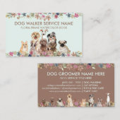 ファームグレイハウンドプードルオージープグコーギドッグス 名刺 (正面/裏面)