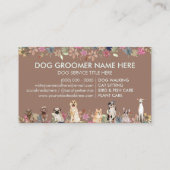 ファームグレイハウンドプードルオージープグコーギドッグス 名刺 (裏面)