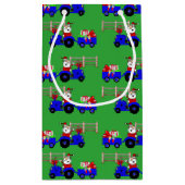 ファームサンタオントラクターギフト抱き枕 スモールペーパーバッグ (裏面)