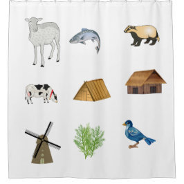 ファームシャワーカーテン シャワーカーテン