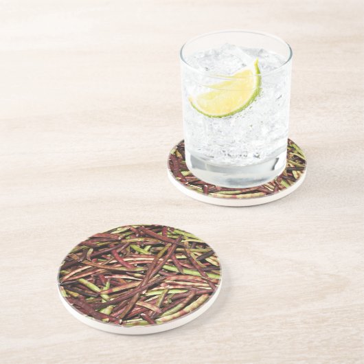 ファームシリーズ – 殻なしエンドウ豆コースター コースター (側面)