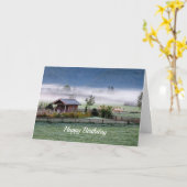 ファームシーン2誕生日 カード (黄色い花)