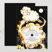 ファームシ魅力的ープ誕生日 招待状 (正面/裏面)