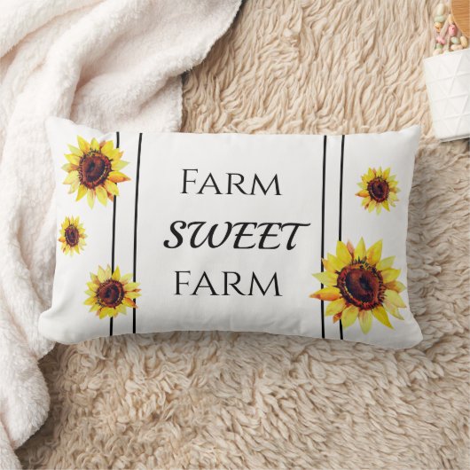 ファームスウィートファームハウス装飾用クッション ランバークッション (ブランケット)