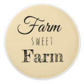 ファームスウィートファーム素朴 セラミックノブ (正面)