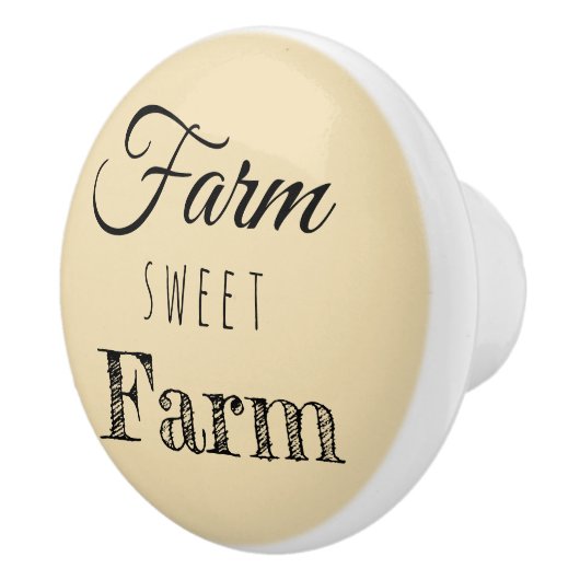 ファームスウィートファーム素朴 セラミックノブ (右)