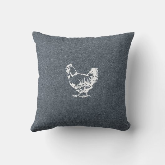 ファームスウィートファーム |グレーパーソナライズされた装飾用クッション クッション (裏面)