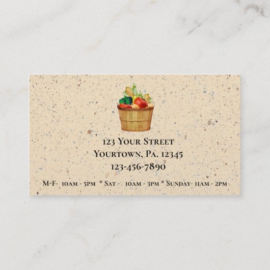 ファームスタンド 名刺 (裏面)