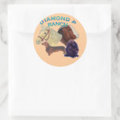 ファームステッカー… ラウンドシール (バッグ)