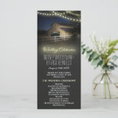 ファームストリングライツバ素朴ーン結婚式 プログラム (スタンド正面)